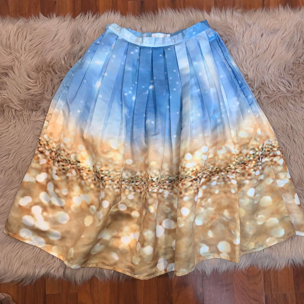 Beach Front Poodle Skirt